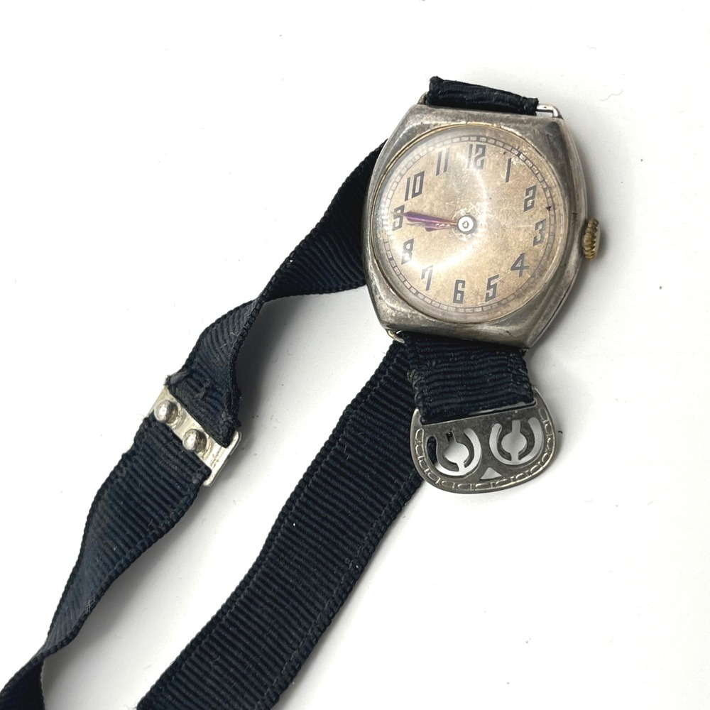 Vintage Concord Watch Co Swiss 15 Jewels Sterling Silver 0.925 Watch Not Working
